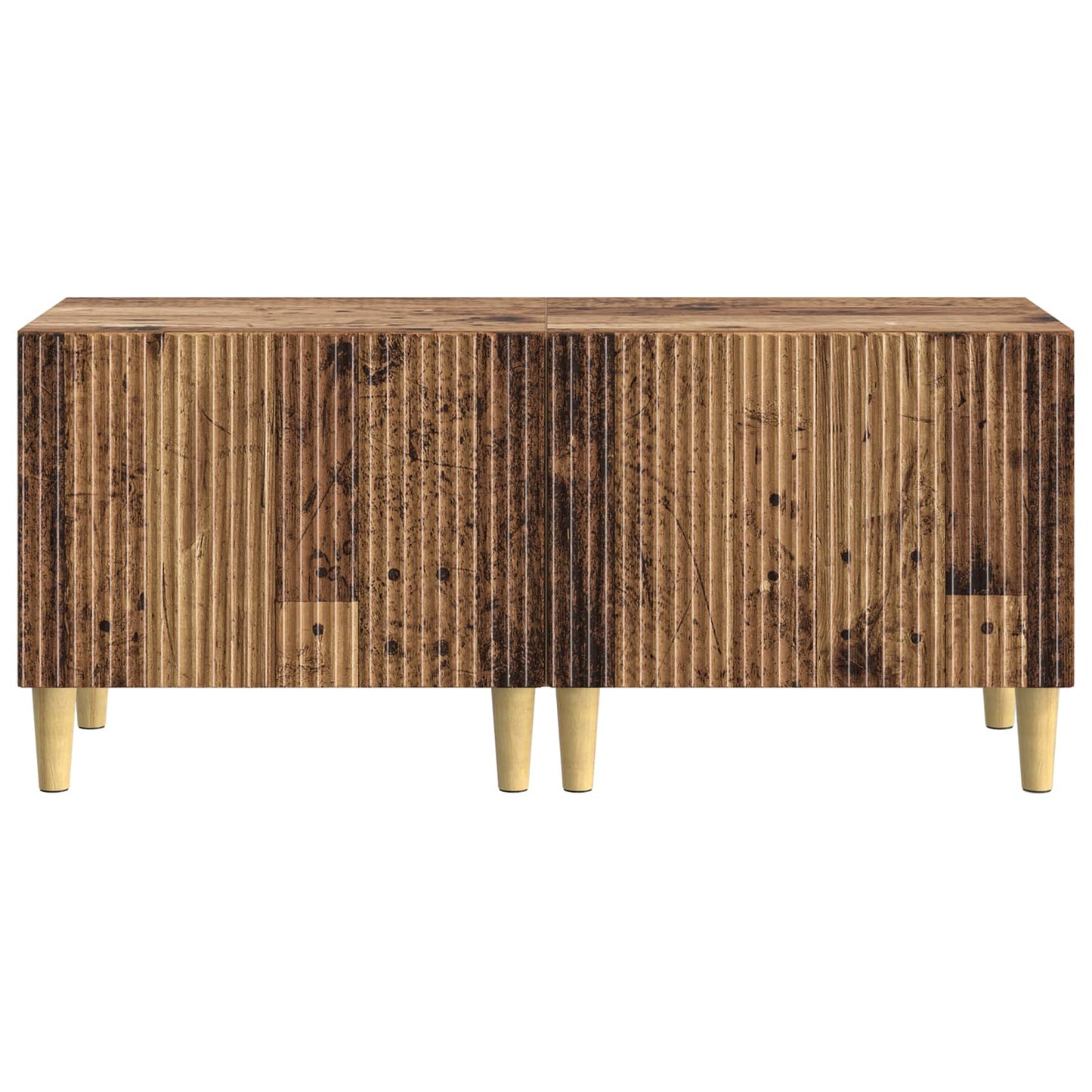 Tv-meubel Oud hout Bewerkt hout