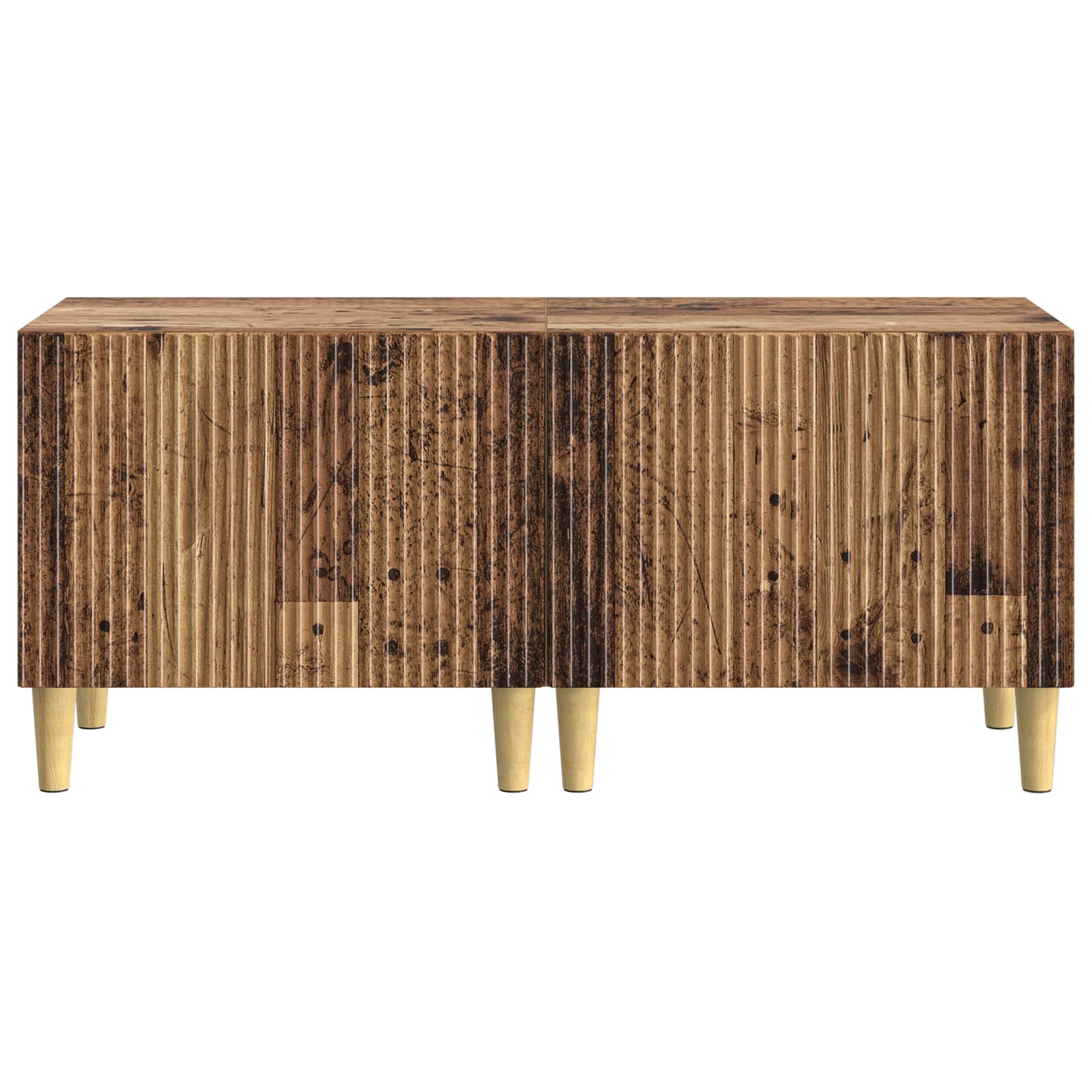 Tv-meubel Oud hout Bewerkt hout