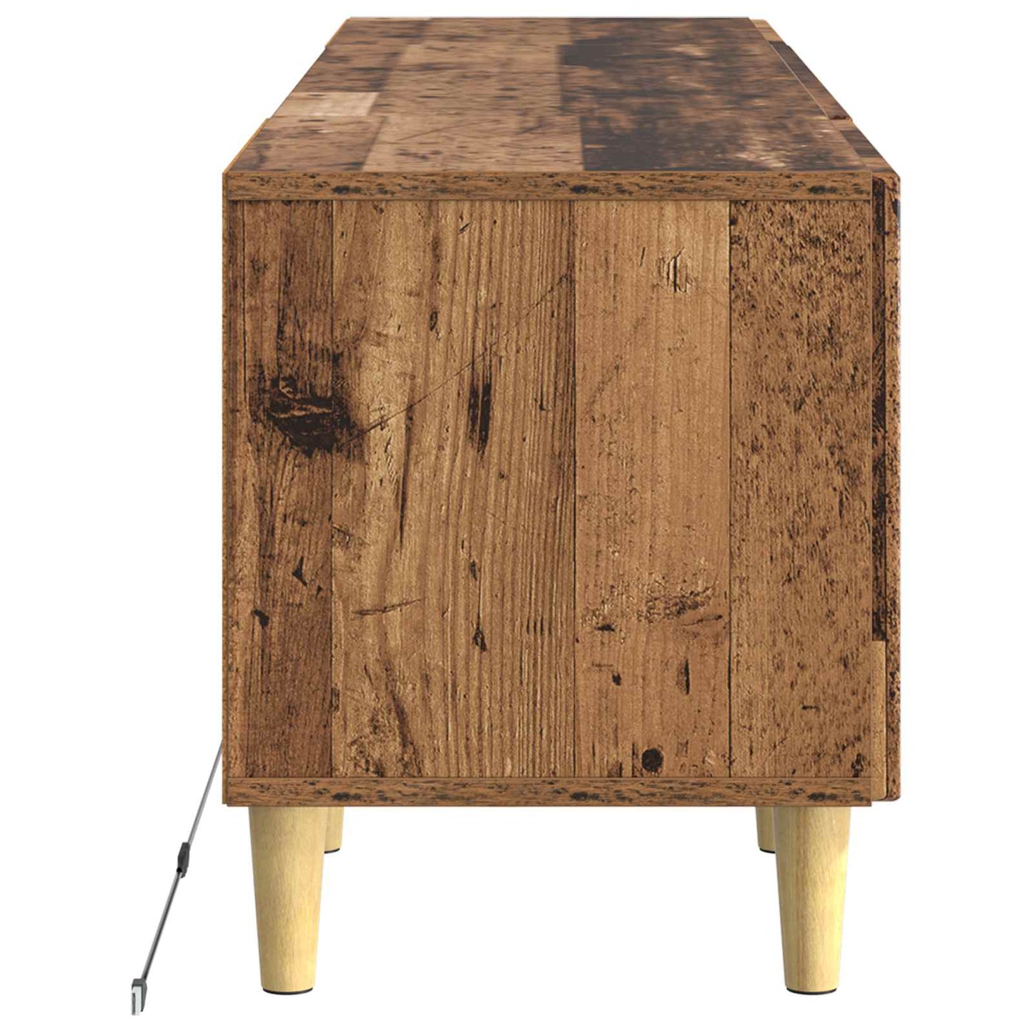 LED tv-meubel Oud hout Bewerkt hout