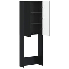 Toiletkast ARNHEM Zwart 66 x 25,5 x 190 cm Bewerkt hout