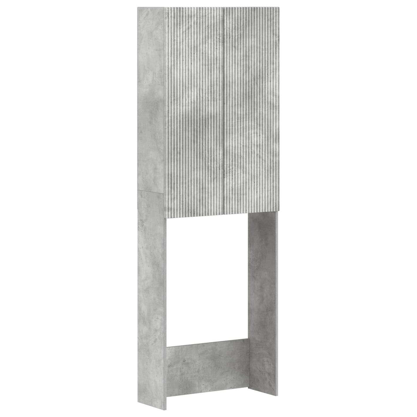 Toiletkast ARNHEM Betongrijs 66 x 25,5 x 190 cm Bewerkt hout