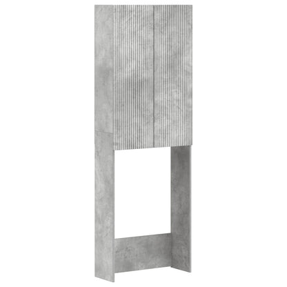 Toiletkast ARNHEM Betongrijs 66 x 25,5 x 190 cm Bewerkt hout