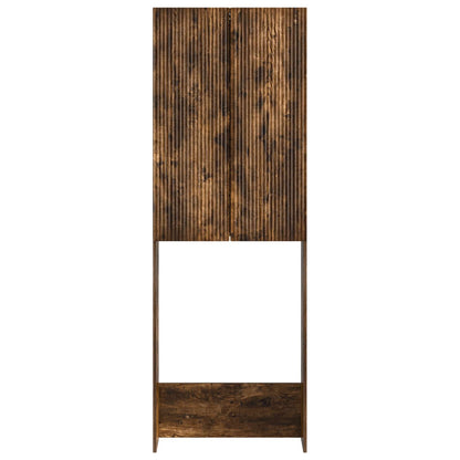 Toiletkast ARNHEM Gerookt eiken 66 x 25,5 x 190 cm Bewerkt hout
