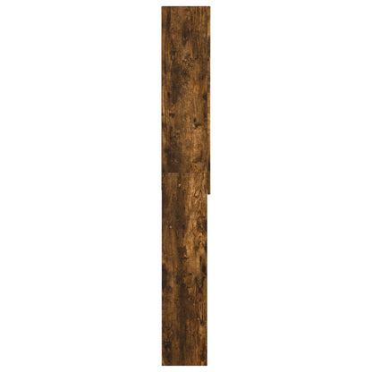 Toiletkast ARNHEM Gerookt eiken 66 x 25,5 x 190 cm Bewerkt hout