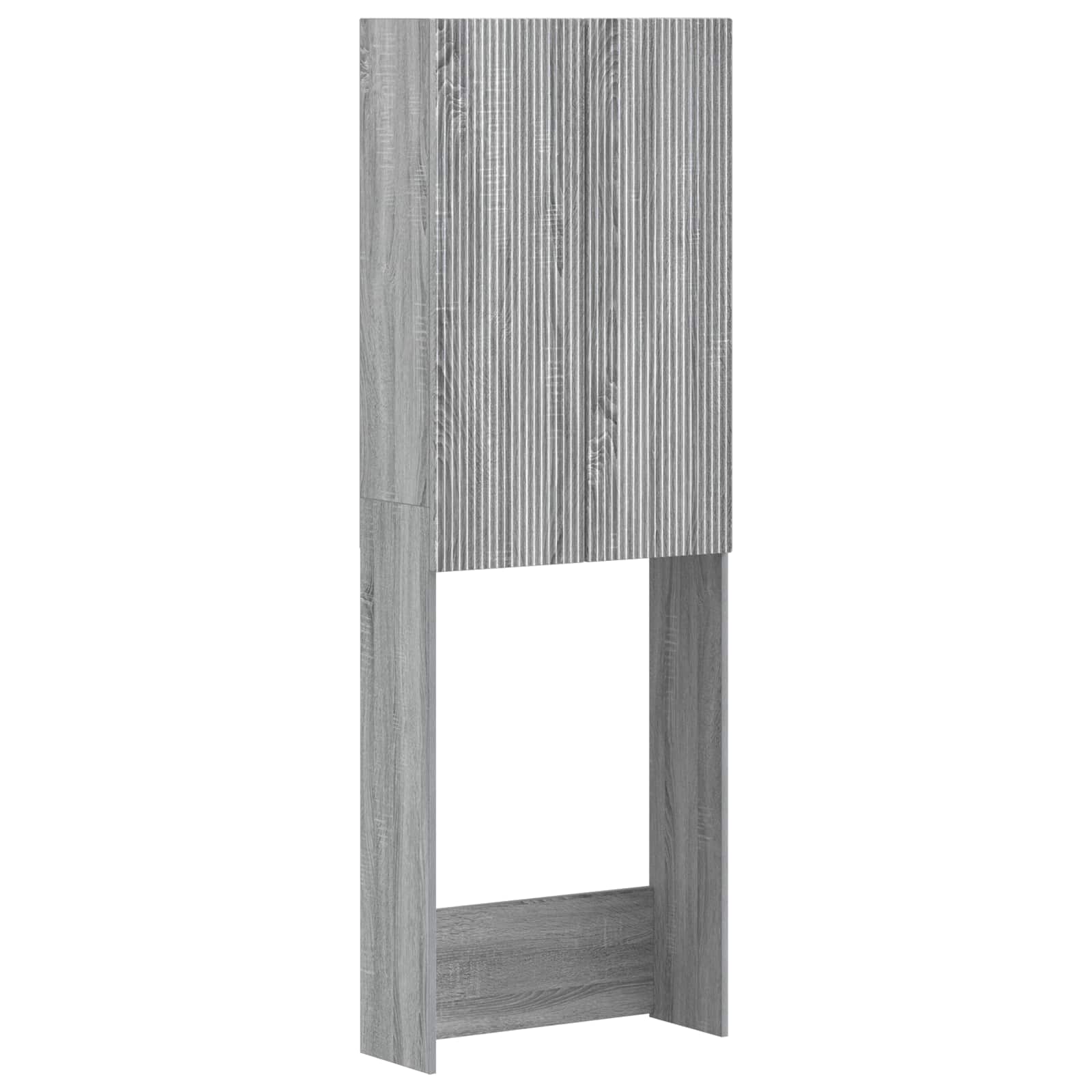 Toiletkast ARNHEM Grijs Sonoma 66 x 25,5 x 190 cm Bewerkt hout