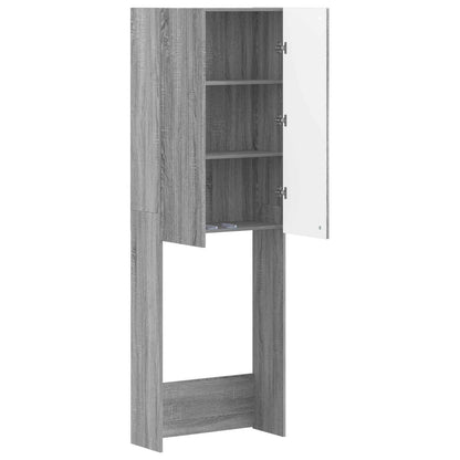 Toiletkast ARNHEM Grijs Sonoma 66 x 25,5 x 190 cm Bewerkt hout