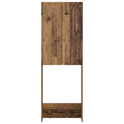 Toiletkast ARNHEM Oud hout 66 x 25,5 x 190 cm Bewerkt hout