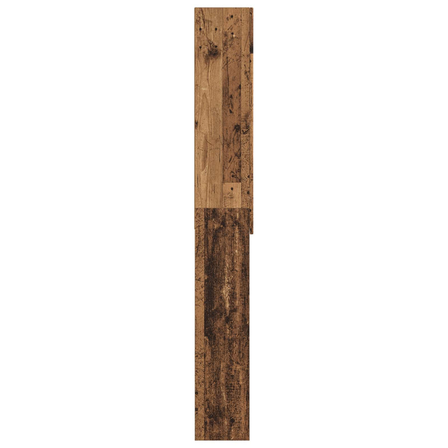 Toiletkast ARNHEM Oud hout 66 x 25,5 x 190 cm Bewerkt hout