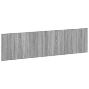 Hoofdbord 200x3x50 cm grijs Sonoma bewerkt hout muurmontage