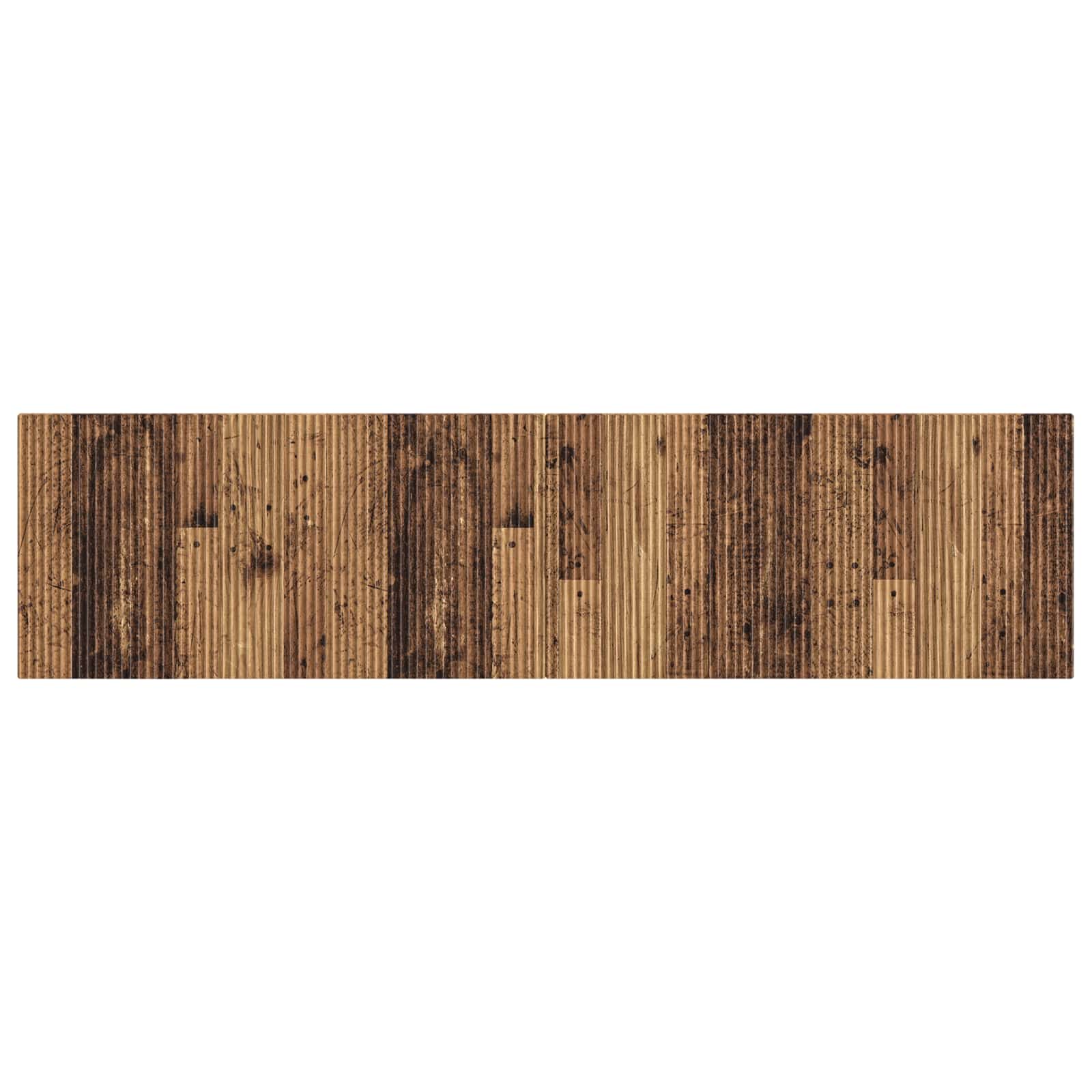 Wandgemonteerd Hoofdeinde ARNHEM Oud hout Bewerkt hout