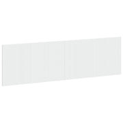 Hoofdbord wandmontage 180x50 cm wit bewerkt hout