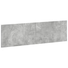 Hoofdbord 180x50 cm betongrijs bewerkt hout wandmontage