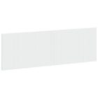 Hoofdbord ARNHEM wit bewerkt hout 160x3x50 cm