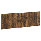 Hoofdbord 160x3x50 cm gerookt eiken