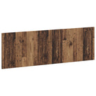Hoofdbord 160x3x50 cm oud hout bewerkt hout wandmontage