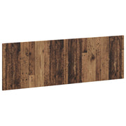 Hoofdbord 160x3x50 cm oud hout bewerkt hout wandmontage