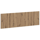 Hoofdbord 160x3x50 cm bewerkt hout Artisanaal eiken
