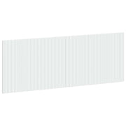Hoofdbord wandmontage 140x50 cm bewerkt hout wit