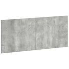 Hoofdbord 120x3x50 cm betongrijs bewerkt hout muurmontage