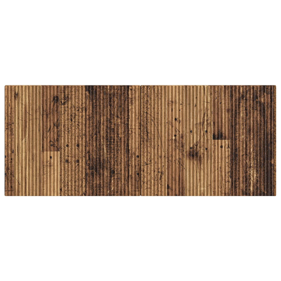 Wandgemonteerd Hoofdeinde ARNHEM Oud hout Bewerkt hout