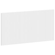 Hoofdbord 100x50 cm bewerkt hout wit