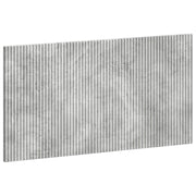 Hoofdbord 100x3x50 cm betongrijs bewerkt hout wandmontage