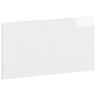 Hoofdbord ARNHEM 100x50 cm hoogglans wit bewerkt hout