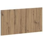 Hoofdbord wandmontage 100x3x50 cm artisanaal eiken