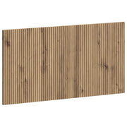 Hoofdbord wandmontage 100x3x50 cm artisanaal eiken