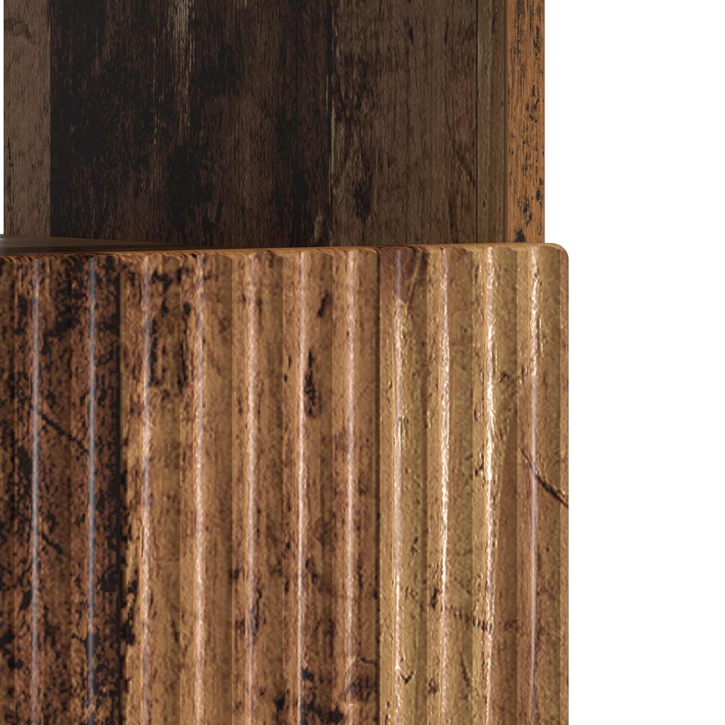 LED tv-meubel Oud hout Bewerkt hout