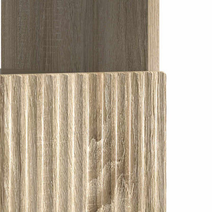LED tv-meubel Sonoma Eiken Bewerkt hout