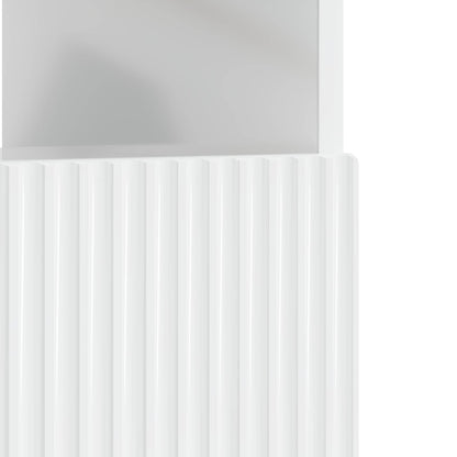 LED tv-meubel Hoogglans Wit Bewerkt hout