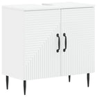Badkamerkast Haarlem wit 59,5x31,5x59 cm bewerkt hout