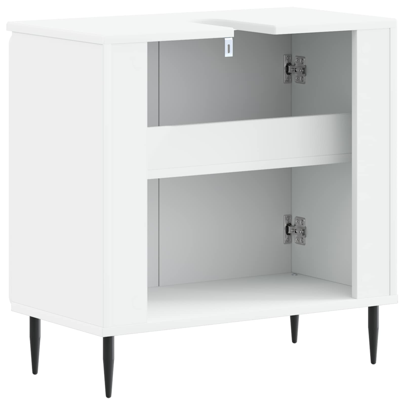 Badkamer wastafelkast HAARLEM Wit 59,5 x 31,5 x 59 cm