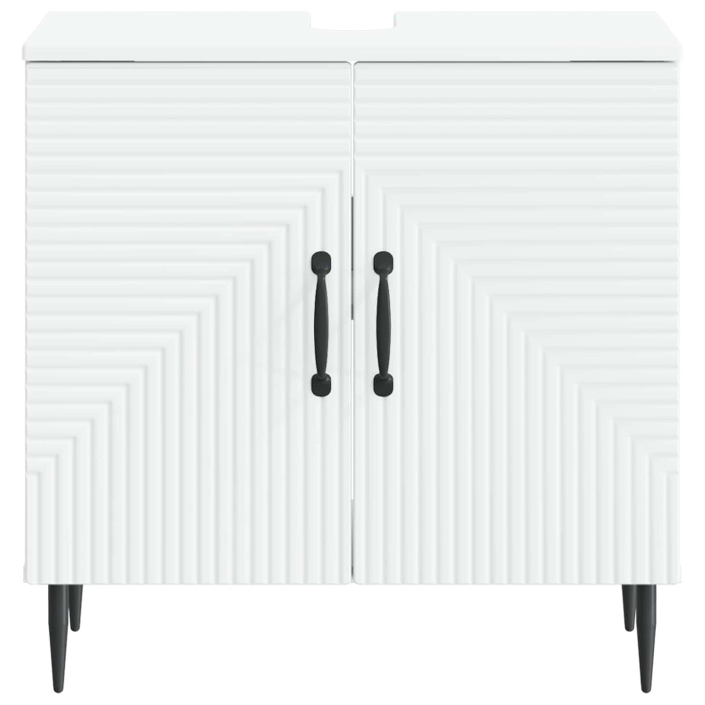 Badkamer wastafelkast HAARLEM Wit 59,5 x 31,5 x 59 cm