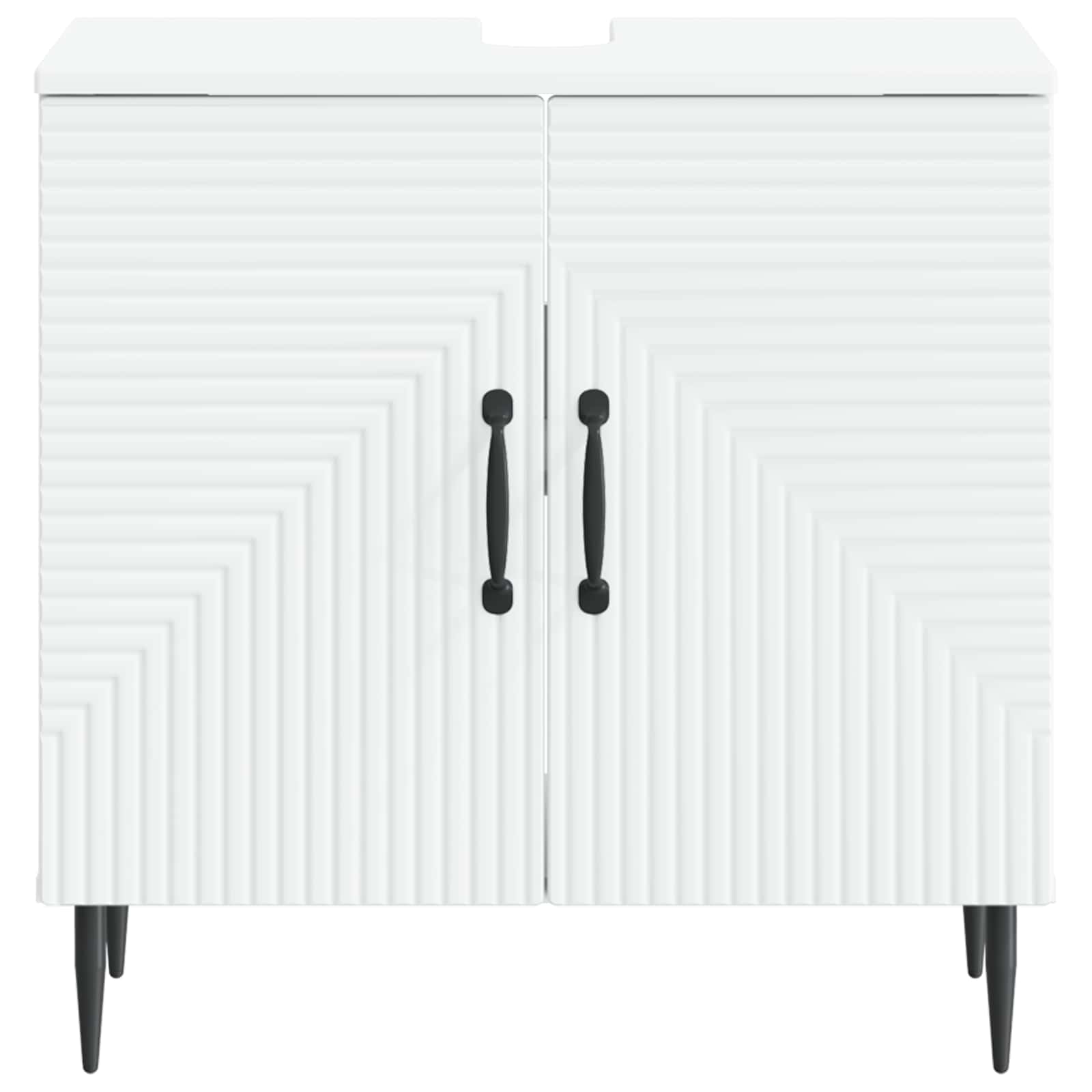 Badkamer wastafelkast HAARLEM Wit 59,5 x 31,5 x 59 cm
