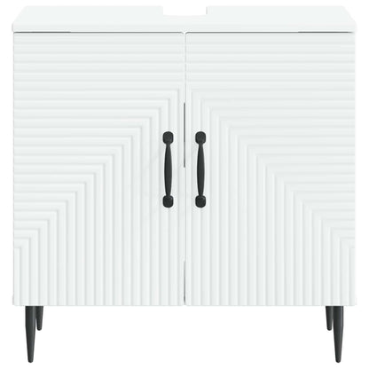Badkamer wastafelkast HAARLEM Wit 59,5 x 31,5 x 59 cm