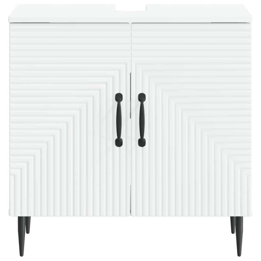 Badkamer wastafelkast HAARLEM Wit 59,5 x 31,5 x 59 cm