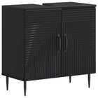 Badkamerkast Haarlem 59,5x31,5x59 cm zwart
