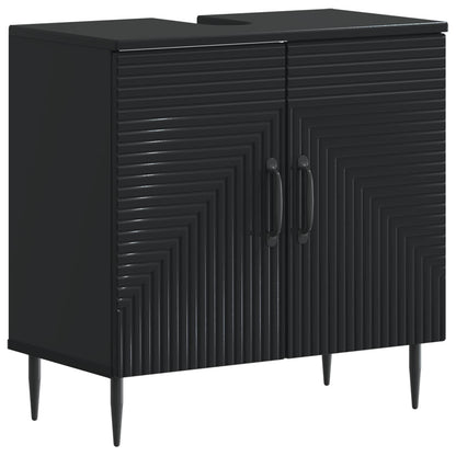 Badkamer wastafelkast HAARLEM Zwart 59,5 x 31,5 x 59 cm