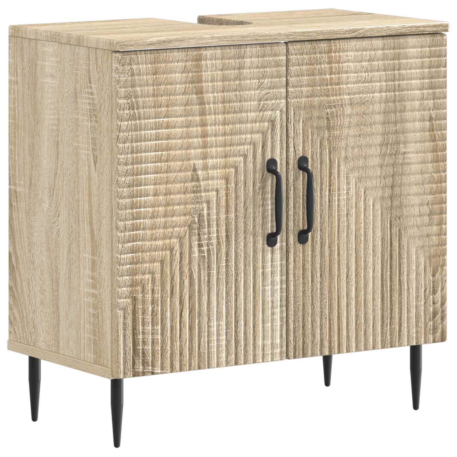 Badkamer wastafelkast HAARLEM Sonoma Eiken 59,5 x 31,5 x 59 cm