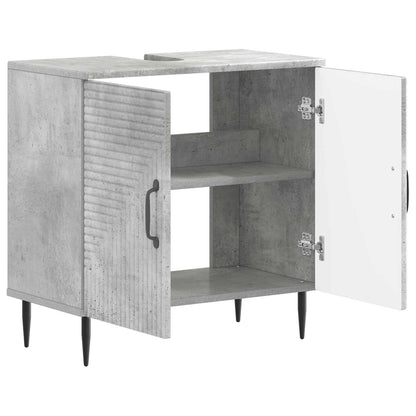 Badkamer wastafelkast HAARLEM Betongrijs 59,5 x 31,5 x 59 cm