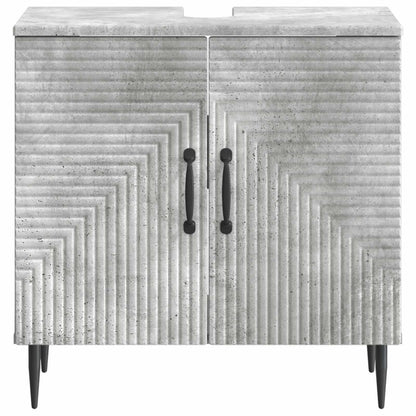 Badkamer wastafelkast HAARLEM Betongrijs 59,5 x 31,5 x 59 cm