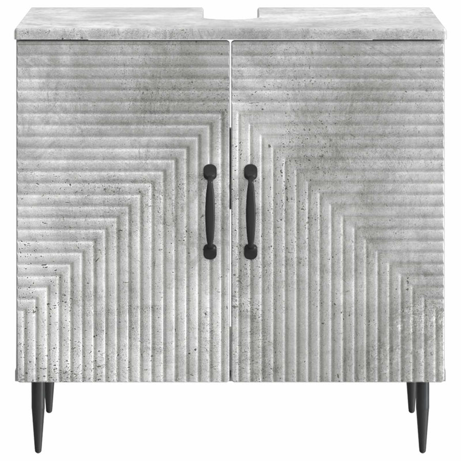 Badkamer wastafelkast HAARLEM Betongrijs 59,5 x 31,5 x 59 cm