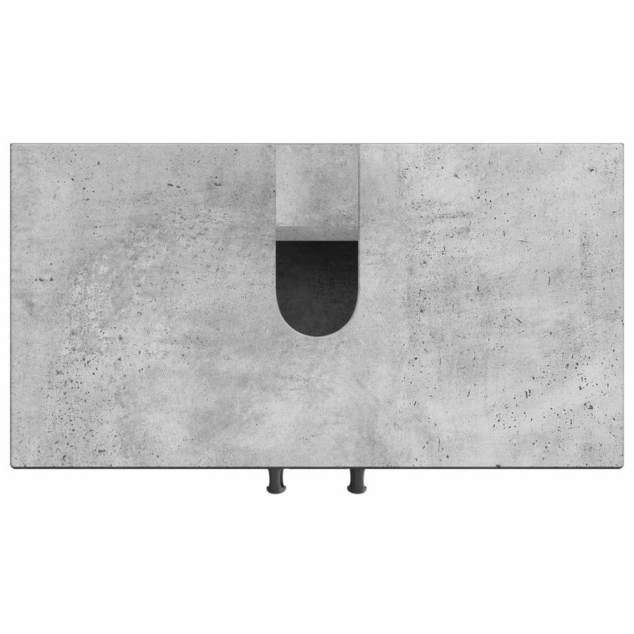 Badkamer wastafelkast HAARLEM Betongrijs 59,5 x 31,5 x 59 cm