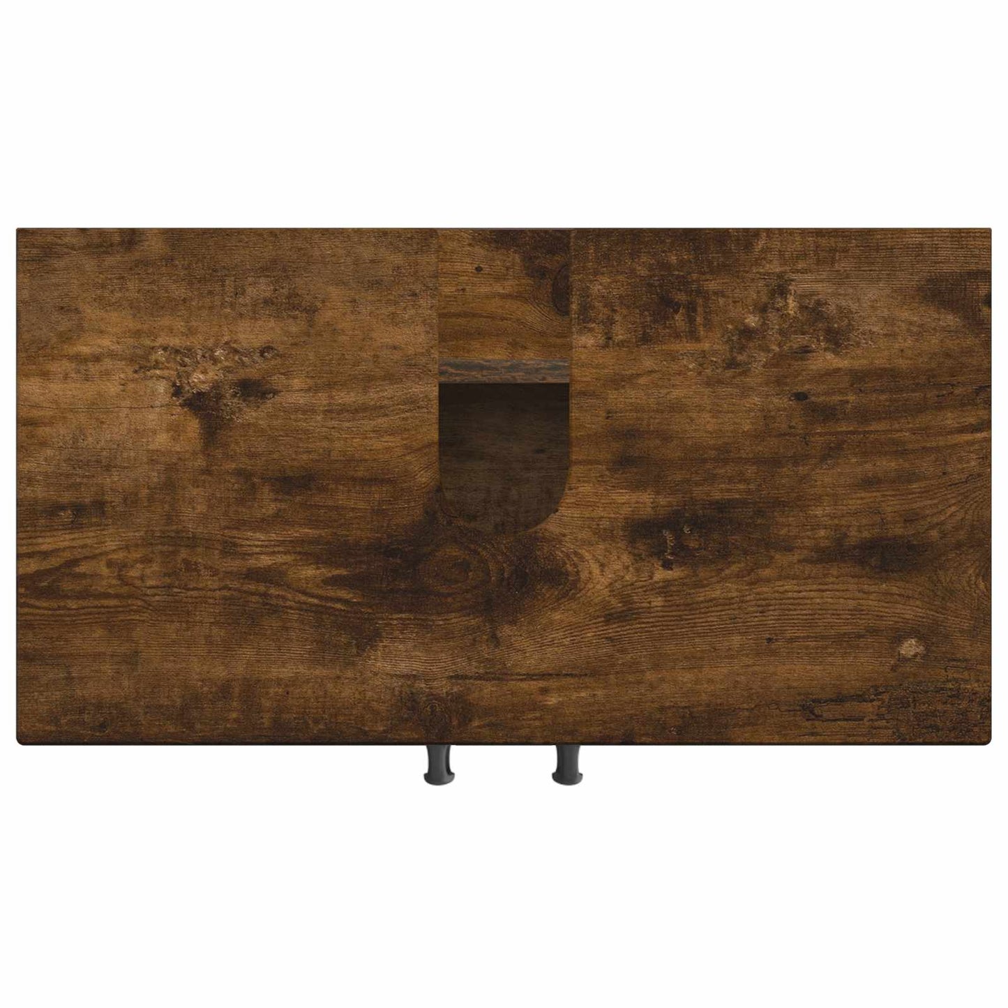 Badkamer wastafelkast HAARLEM Gerookt eiken 59,5 x 31,5 x 59 cm