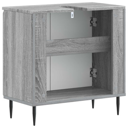 Badkamer wastafelkast HAARLEM Grijs Sonoma 59,5 x 31,5 x 59 cm