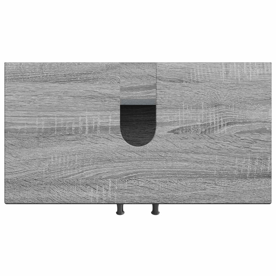 Badkamer wastafelkast HAARLEM Grijs Sonoma 59,5 x 31,5 x 59 cm