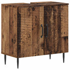 Badkamerkast 59.5x31.5x59 cm oud hout