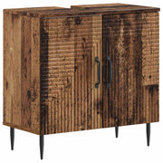 Badkamerkast 59.5x31.5x59 cm oud hout